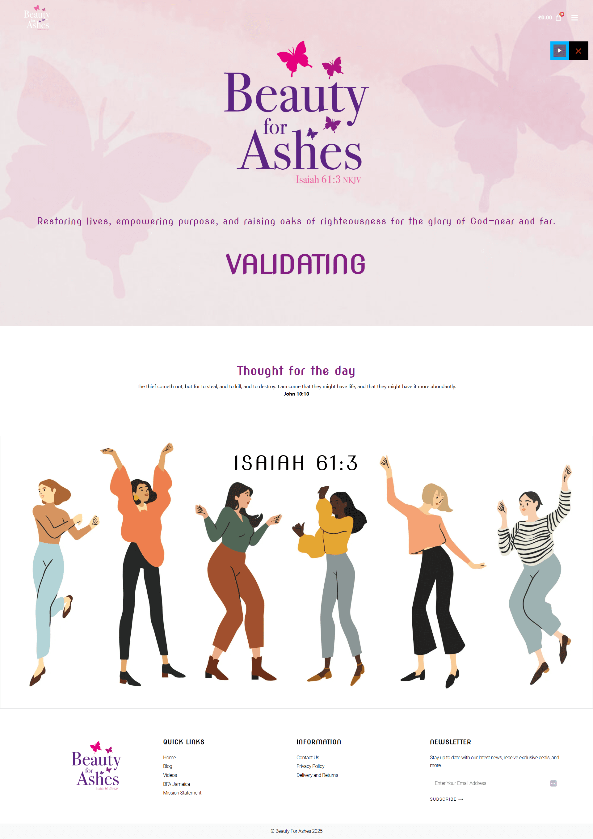 Beauty For Ashes Ministry